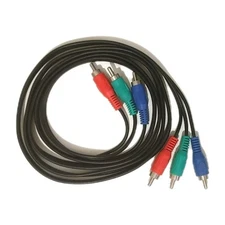 CBL-CMP-VID-12' 12-FT Jumper | Component Video Cable | 75% Braid