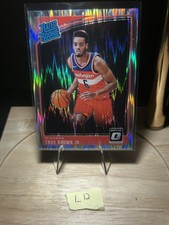 Troy Brown Jr. 2018-19 Donruss Optic Rated Rookie Shock Prizm RC #192