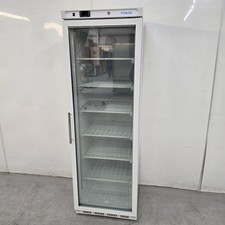 Diaplay Freezer Single 1 Door Glass White 365L Commercial Chilled Merchandisi...