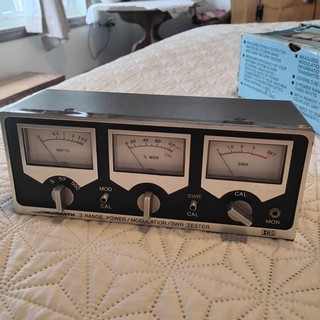MICRONTA 3 METER CB Radio Tester POWER/SWR/MODULATION Looks Good