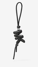 Michael Kors Puffy Leather Bag Charm NWT Black