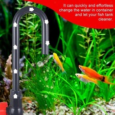 Aquarium Automatic Water Filling Tube Fish Tank Hook Water Changer with Switch