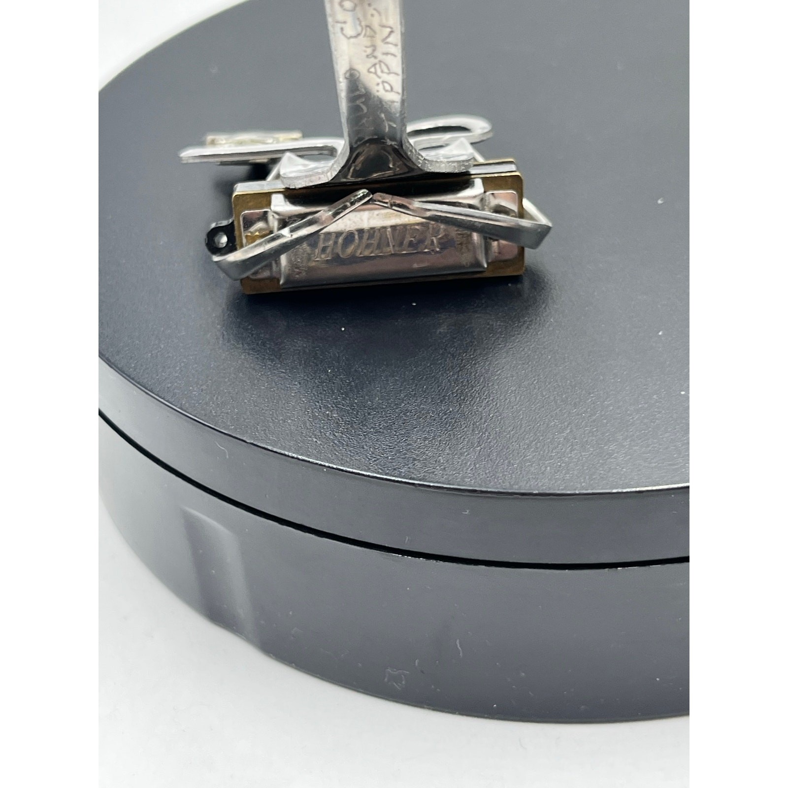 Clyde Edward Casey Inscribed Script Harmonica Cuf… - image 12