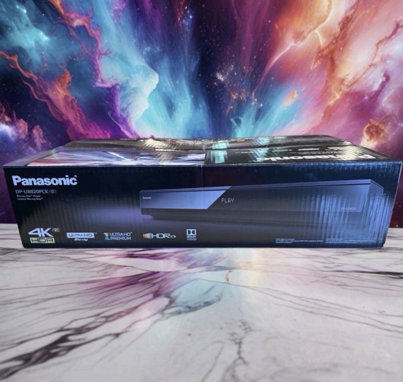 Panasonic Dp-Ub820 Streaming 4K Blu Ray Player (Black) New Open Box 3M Warranty