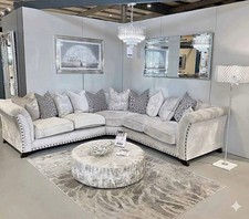 Luxury Harrison 2C2 Corner 5 Seater Sofa Matching Cushions Free Delivery UK