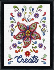 DESIGN WORKS Create Counted Cross Stitch Kit