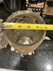 Pair Of Nantucket 9.5” Tall 5” Diameter Coastal Hurricane Lamps — photo 6