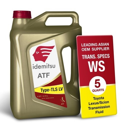 Idemitsu ATF Type TLS-LV (WS) Automatic Transmission Fluid for 5 Quart, Red 