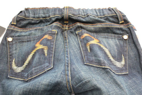 ROCK & REPUBLIC MATERNITY MUJER CINTURA ELÁSTICA AZUL JEANS NUEVO CON ETIQUETAS 23 26-30 x 35 $179