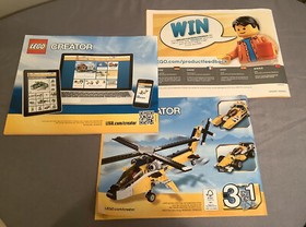 Lego Creator Roaring Power 31024 Instruction Books Manuals Only