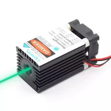 DC 12V 505nm 100mw Dot Green Laser Diode Module Laser Head PWM 30x45mm