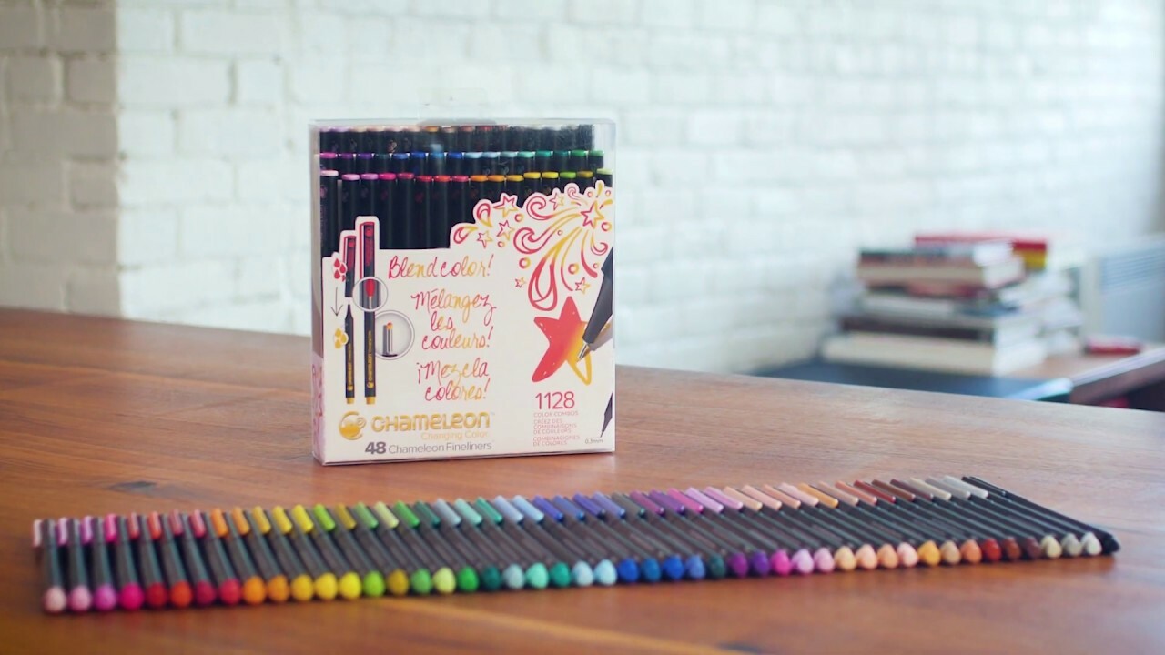 NEW! Chameleon Colour Blending Fineliner Pens Art Markers Fine Liners Fineliners