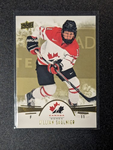 6 Jillian Saulnier - Gold Parallel - Team Canada Women 2016-17 - Upper Deck - Bild 1 von 2