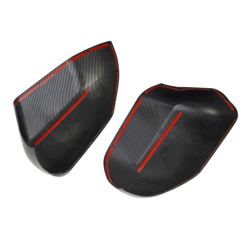 Carbon Fiber Side Rearview Mirror Guard Lid Cover Trim For Toyota