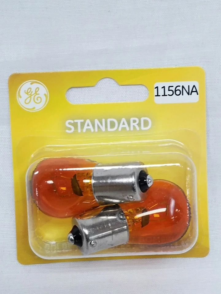 Case of 6 Pair Standard Amber Automotive Replacement Bulbs 12V 1156NA/BP2 77854 - Image 2 of 4