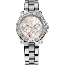 Juicy Couture 1901104 Pedigree Pink Multi Dial Crystal Stainless Bracelet Watch