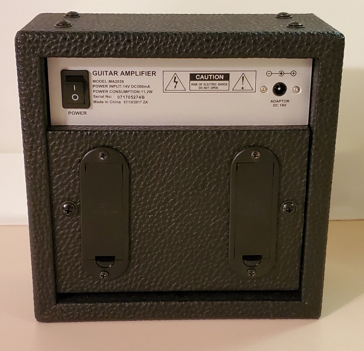 First Act Mini Portable Guitar Amplifier MA2039. Powered by