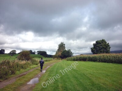 Photo 6x4 Burrow Mill Lane Nether Burrow Heading north to join up with th c2010