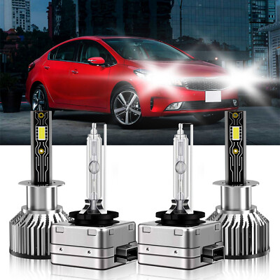 For Kia Optima 2011-2013 H1 D1S LED HID Headlight High Low Beam Bulbs Kit 6500K