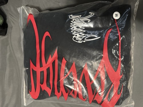 JUICE WRLD 999 x Revenge 'Script' Hoodie Black RARE - Picture 3 of 3