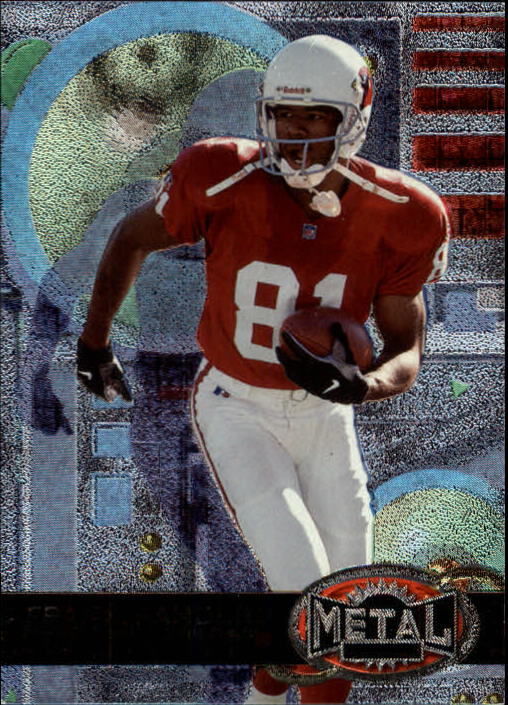 1997 Metal Universe Football Card #121 Frank Sanders