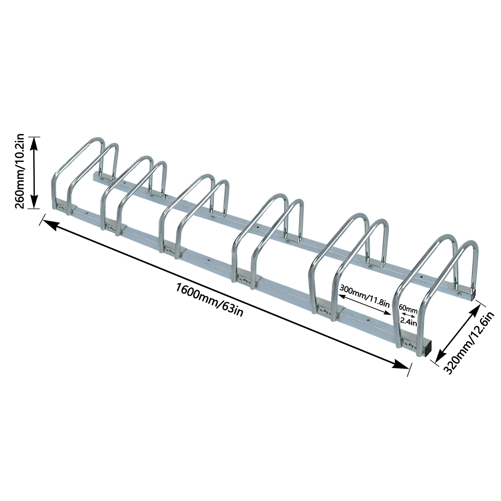 Freistehender Fahrradständer Aus Eiche - Bodenhalter Für Mountainbike & Rennrad | Bis 60kg Belastbar