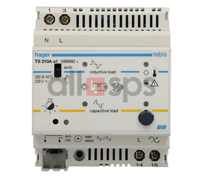 HAGER TR271F - Prise gigogne ON OFF variateur 300w KNX Radio QL TEBIS