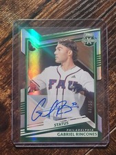 Gabriel Rincones Jr 2022 Elite Extra Edition Status Die Cut On Card Auto /50 SP