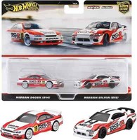1:64 Hot Wheels 2-Pack Nissan 240SX (S14) + Nissan Silvia (S15)