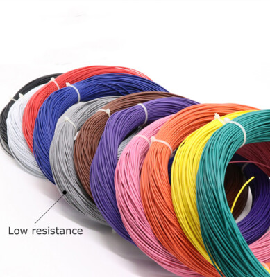 PVC Electronic Lead Wire Soft Flexible Hookup Cable UL1007 16AWG-30AWG 300V 80°C