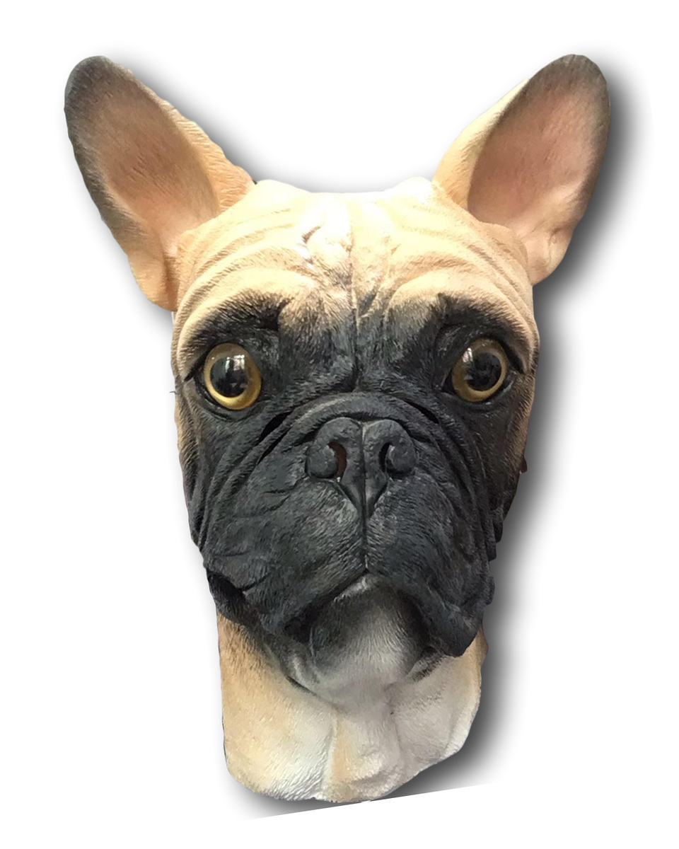 Ghoulish Masks Bulldoggen-Maske Für Erwachsene – Grau, Standard-Größe, Für Halloween & Kostümpartys