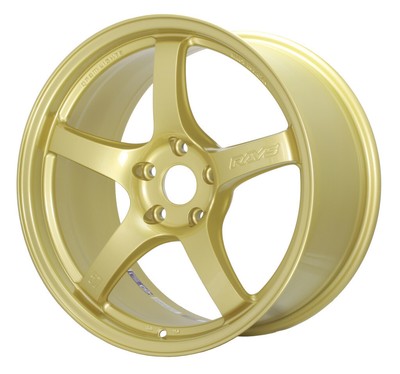 Rays Gram Lights Wheel 57CR 17X9 +38 5X100 E8 Gold Wheel