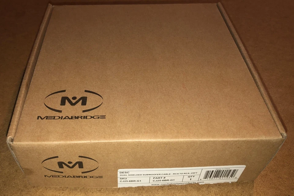 Mediabridge ULTRA Series Subwoofer Cable 25 Feet - Dual Shielded with Gold RCA - - Image 4 of 4