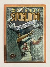 1996 Topps Finest Sterling Twins Marty Cordova #184