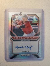 ANDY YOUNG 2021 Panini PRIZM ROOKIE SILVER Autograph RA-AY Nrmt DBACKS
