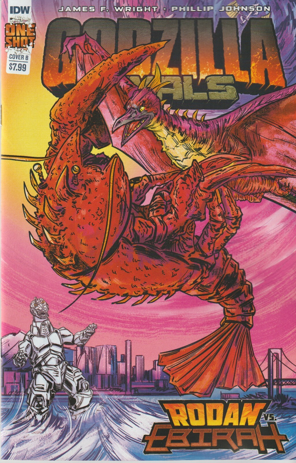 IDW COMICS GODZILLA RIVALS RODAN VS EBIRAH #1 JANUARY 2023 VARIANT 1ST PRINT NM