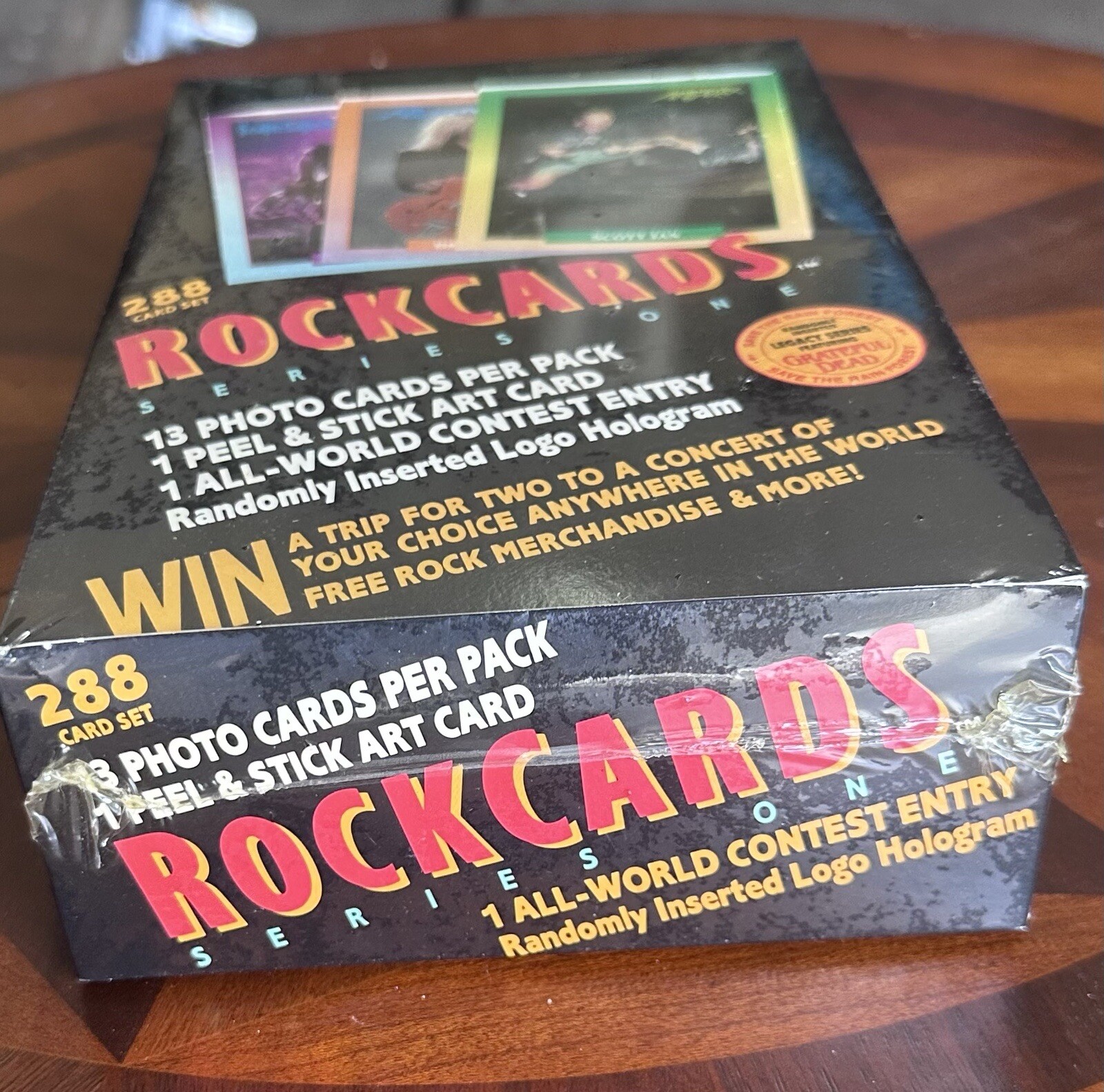 Rock Cards 1991 Music Trading Cards Factory Sealed Box 288 Cards New