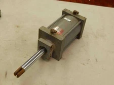 #457 CYL-TEC Hydraulic Cylinder 4" Bore 5" Stroke 1" Shaft 1/2" Ports