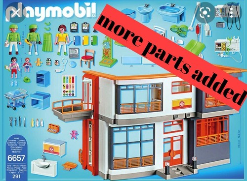PLAYMOBIL 6657 HOSPITAL / CLINIC Spares 