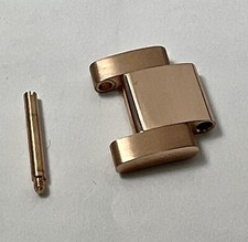 Authentic Rolex 18K Solid Rose 15.5mm Watch Link - 116505