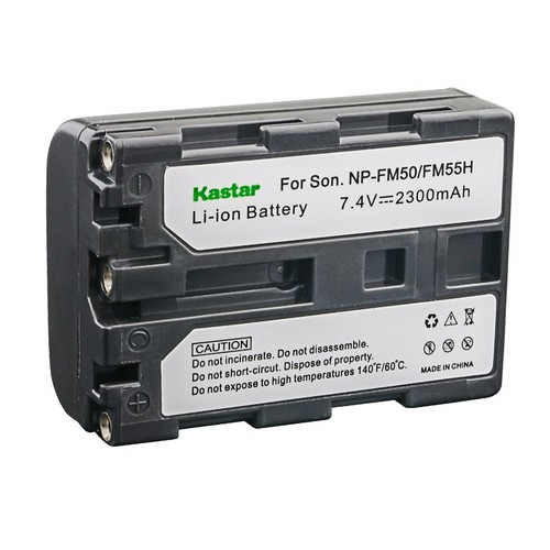 Kastar Battery LCD Dual Charger for Sony NP-FM50 NP-FM30 FM50 NP-FM55H NP-QM51 - Picture 2 of 12