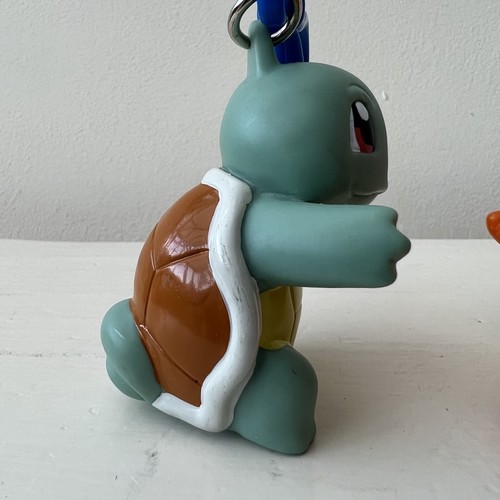 Vintage Pokemon Charmander Squirtle Keyring Figure Bundle 1998 Nintendo Applause - Picture 4 of 9