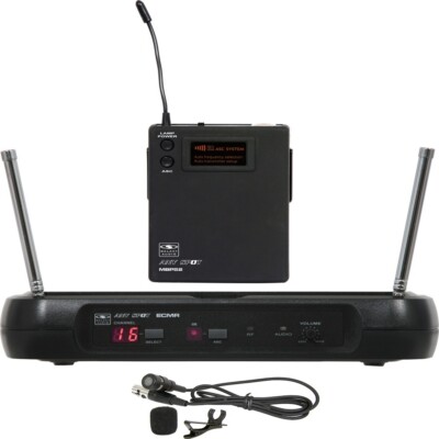 Mint Galaxy Audio ECMR/52LVD Wireless Lavalier Microphone System D 584-607 MHz