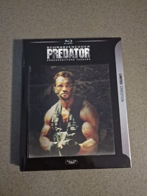 PREDATOR , Arnold Schwarzenegger, Limited CINEDITION 16 Seitiges Booklet Bluray