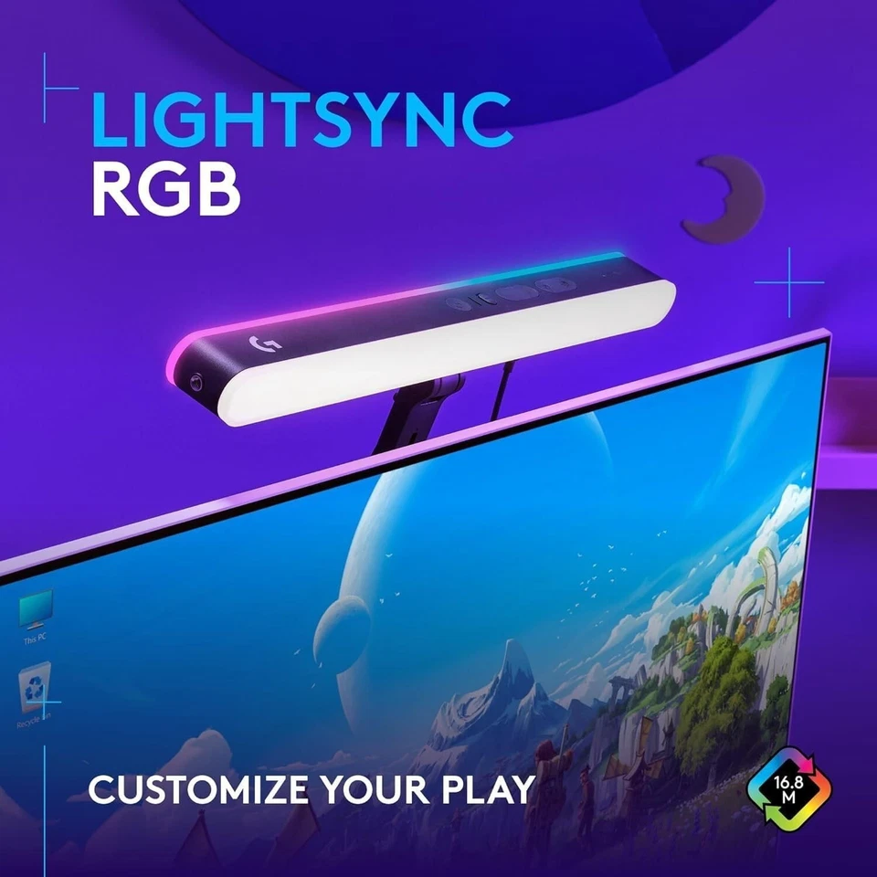 Logitech G Litra Beam LX Doble Cara RGB Transmisión Llave Luz Tecnología TrueSoft Foto 2 de 4