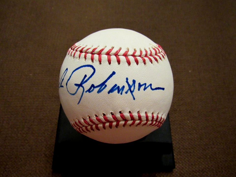 RACHEL ROBINSON JACKIE ROBINSONS WIFE DODGERS HOF SIGNED AUTO OML BASEBALL PSA - Image 3 of 4