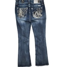 Miss Me Signature Boot Mid Rise Stretch Women's Denim Jeans 28X31 ME8847BR