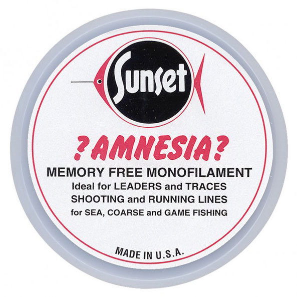 Amnesia Sunset Clear Memory Free Monofilament Fishing Hooklink Line eBay