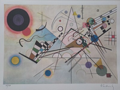 Wassily Kandinsky Signed -  Composition VIII - Collectable Lithograph