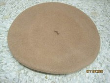 Vintage Betmar New York brown Beret 100 wool Woman's Hat